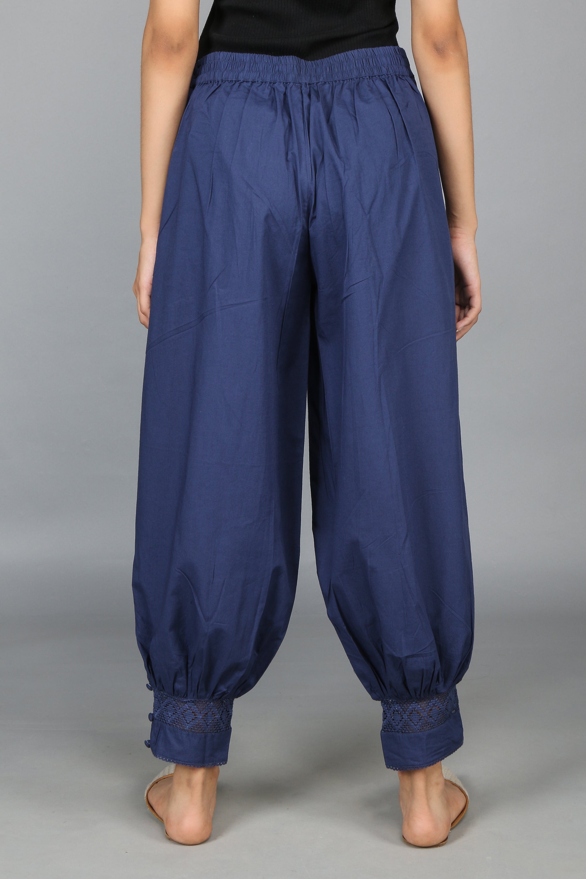 Buy Harem Pant Navy Blue at Amazon.in
